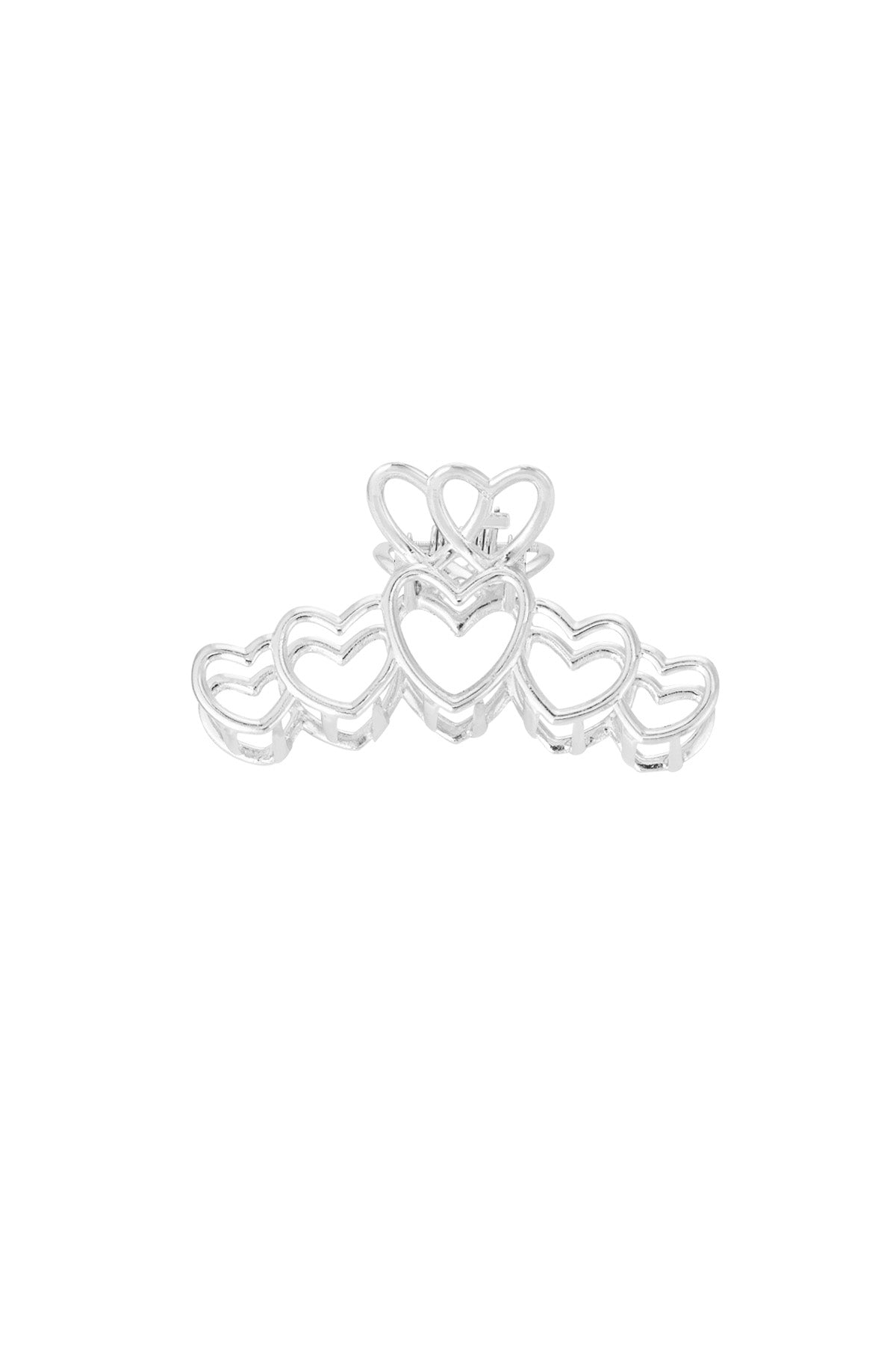 hair clip love all over