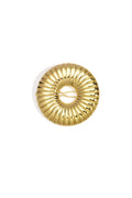 Brooch hairpin circle with striped pattern